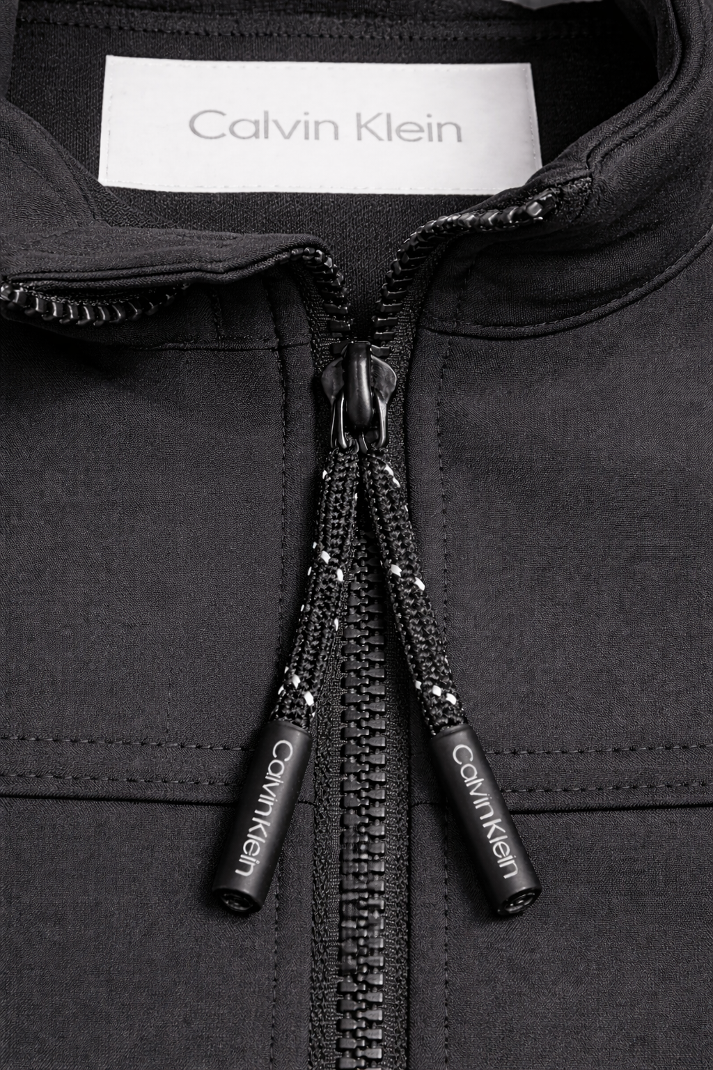Calvin Klein Soft Shell Windbreaker Jackets for Men - Negro