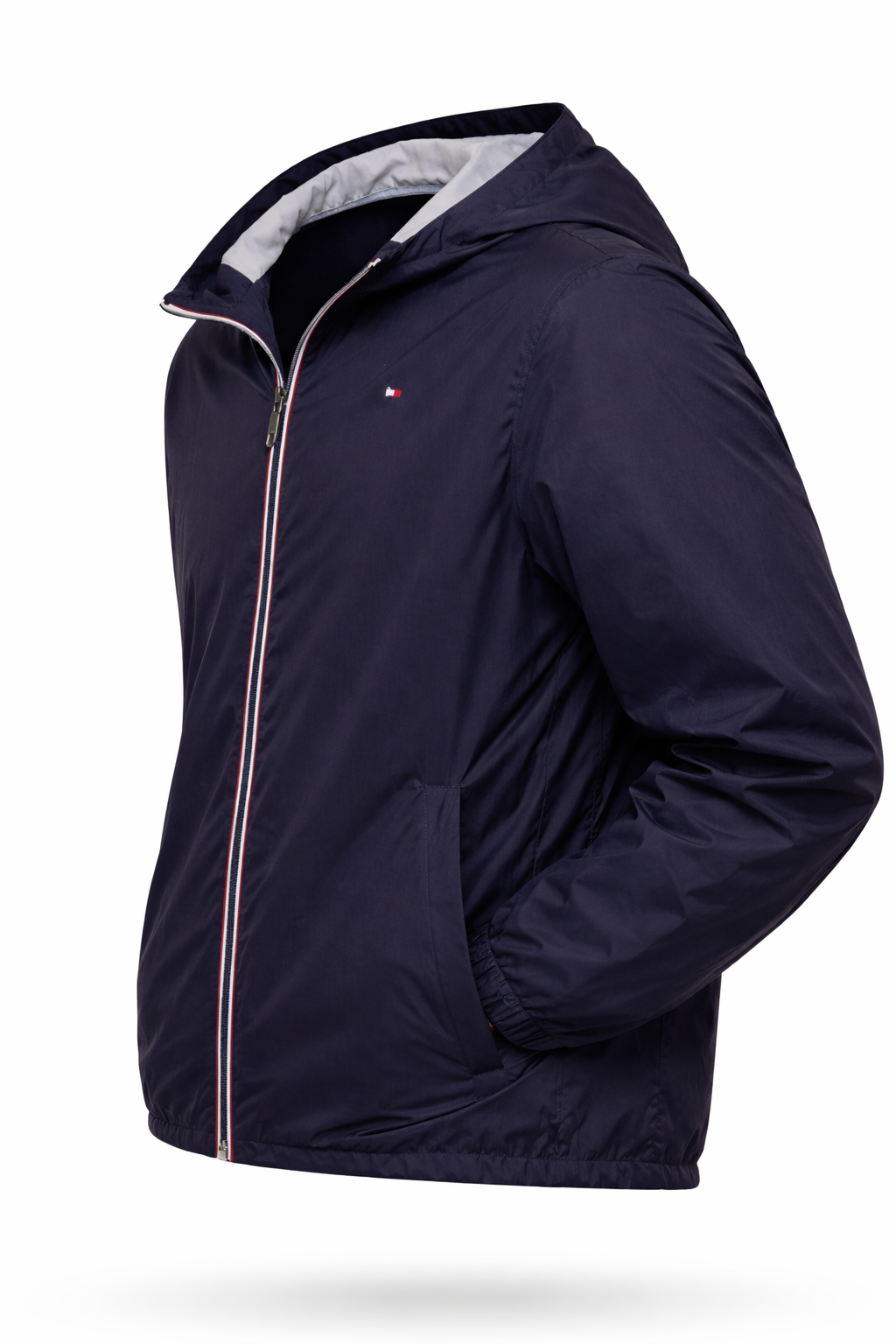 Tommy Hilfiger Chaqueta cortaviento con capucha - Azul Midnight