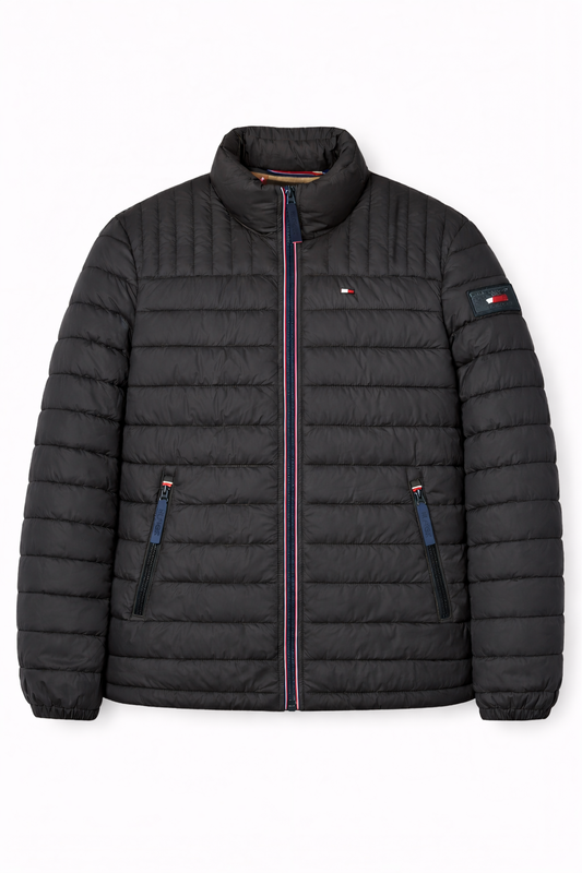 Tommy Hilfiger - Chaqueta ligera y plegable Ultra Loft - Negro