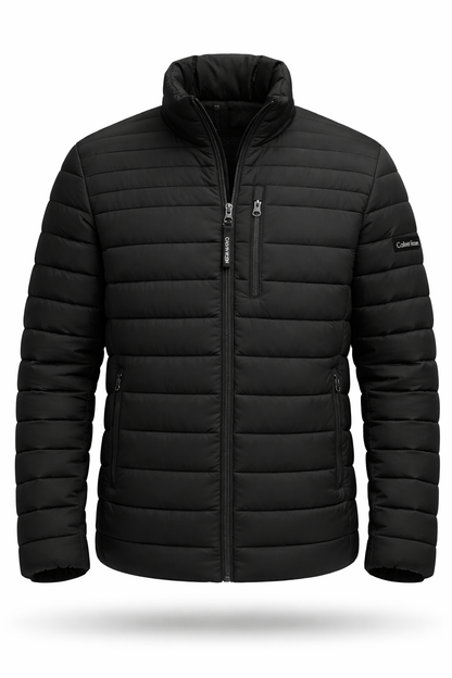 Calvin Klein  Full Zip Down Puffer - Negro