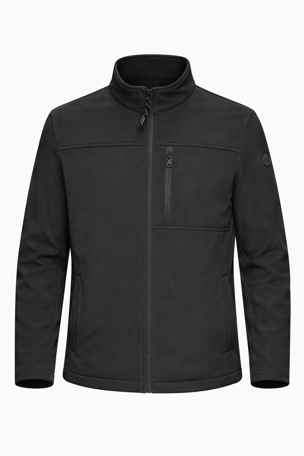 Calvin Klein Soft Shell Windbreaker Jackets for Men - Negro