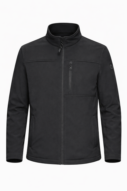 Calvin Klein Soft Shell Windbreaker Jackets for Men - Negro
