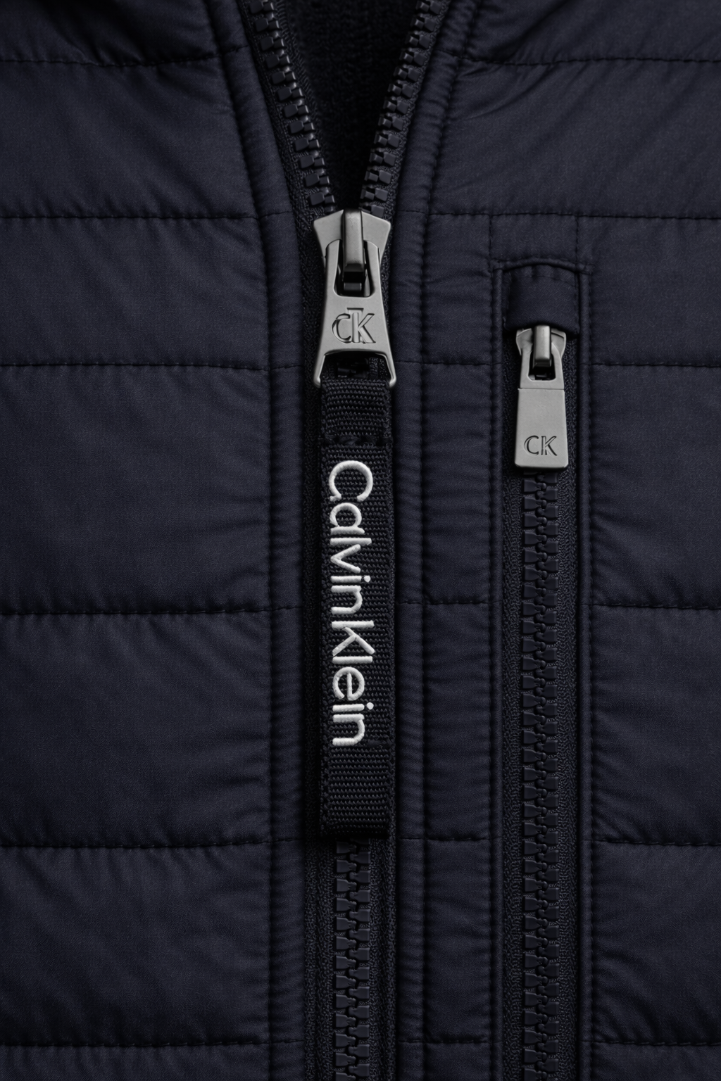 Calvin Klein  Full Zip Down Puffer - Azul Midnight