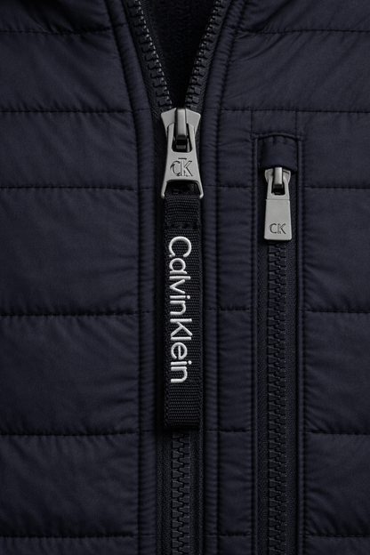 Calvin Klein  Full Zip Down Puffer - Azul Midnight