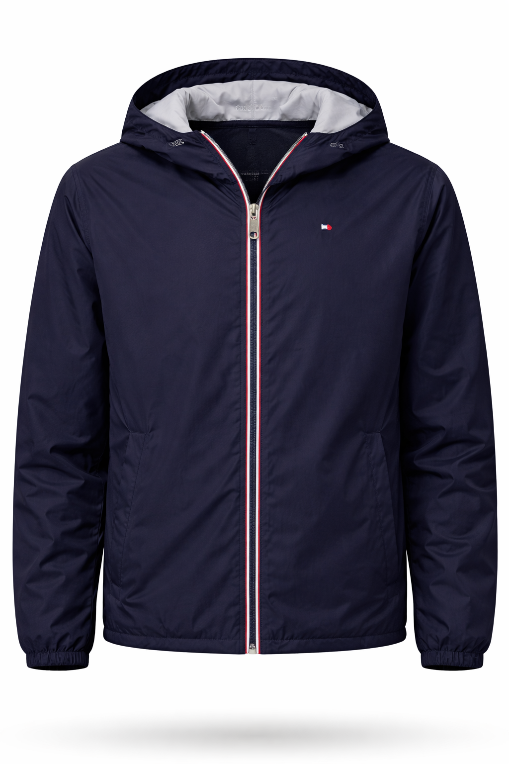 Tommy Hilfiger Chaqueta cortaviento con capucha - Azul Midnight