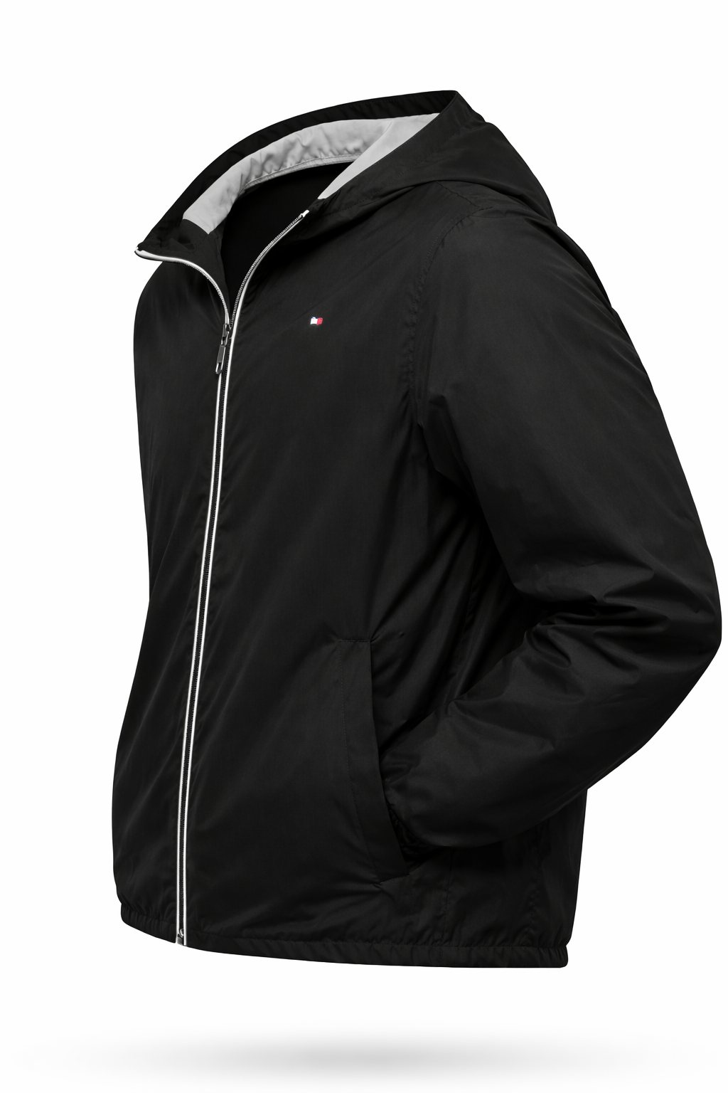 Tommy Hilfiger Chaqueta cortaviento con capucha - Negro