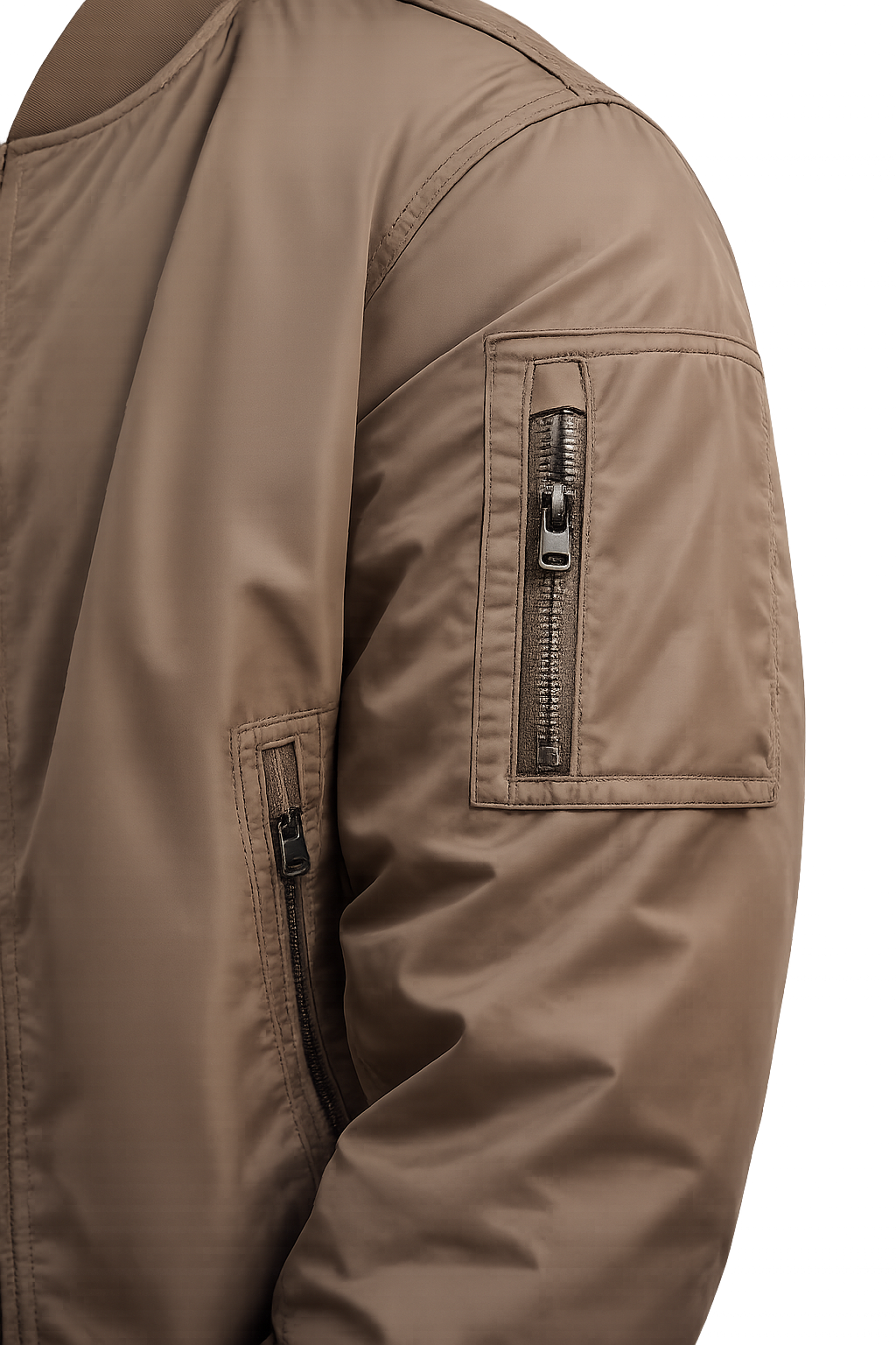 Calvin Klein Chaqueta bomber ligera resistente al agua - Marron