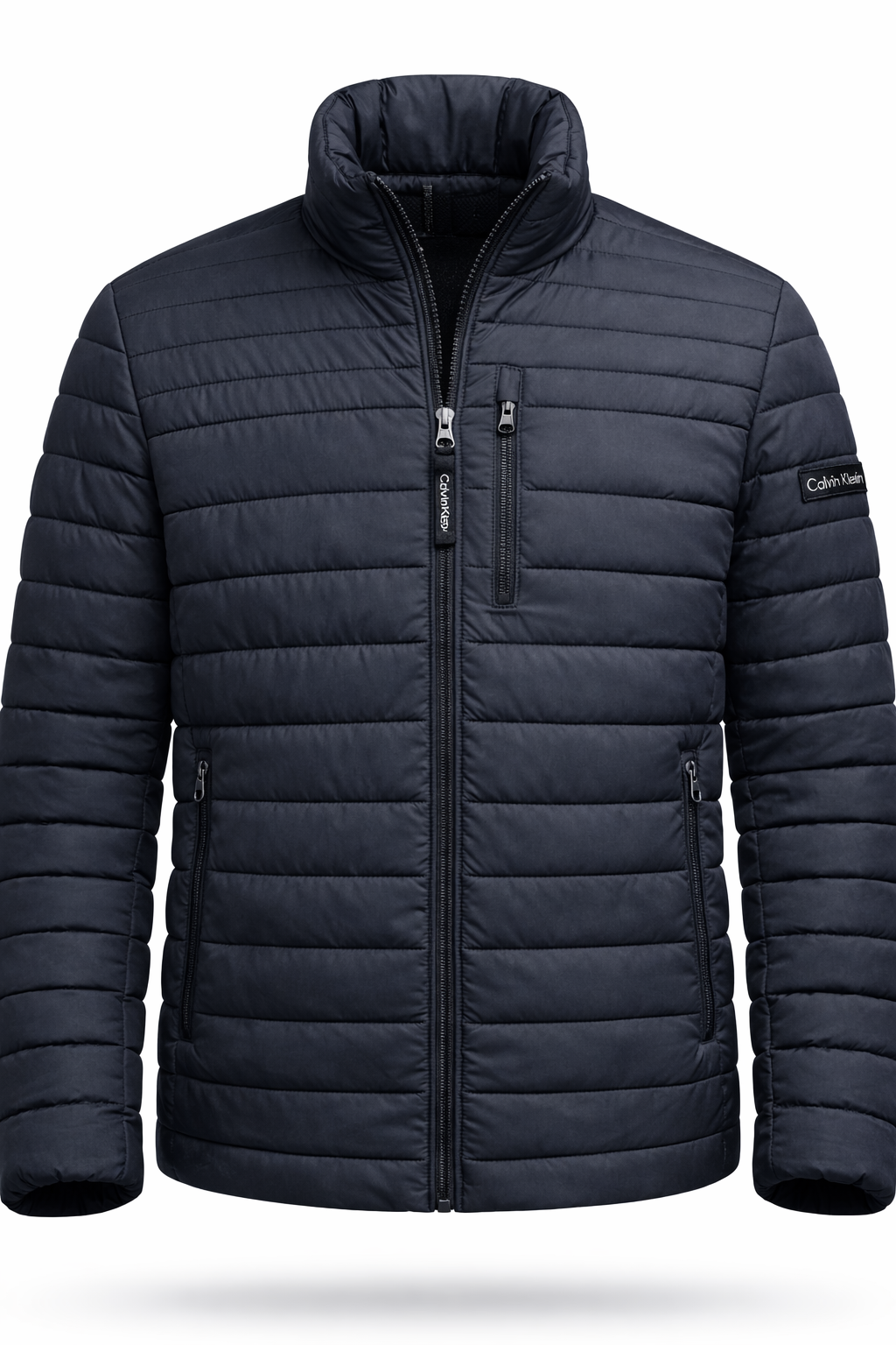 Calvin Klein  Full Zip Down Puffer - Azul Midnight