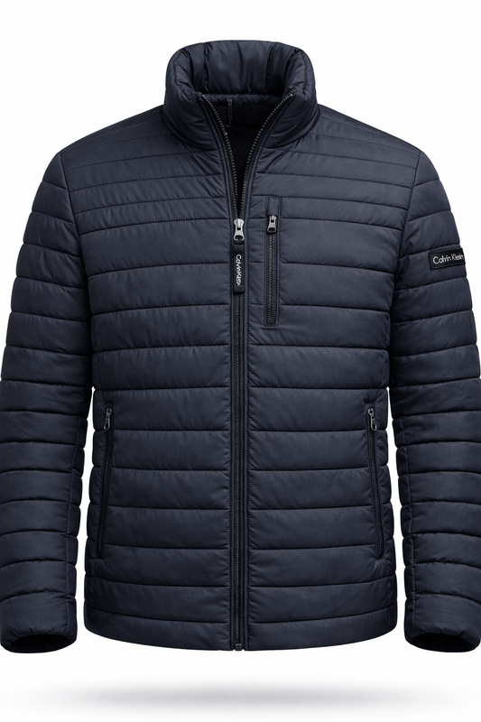Calvin Klein  Full Zip Down Puffer - Azul Midnight