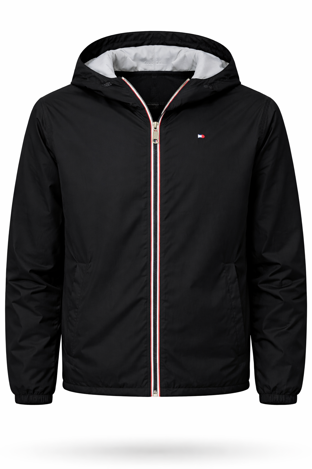 Tommy Hilfiger Chaqueta cortaviento con capucha - Negro