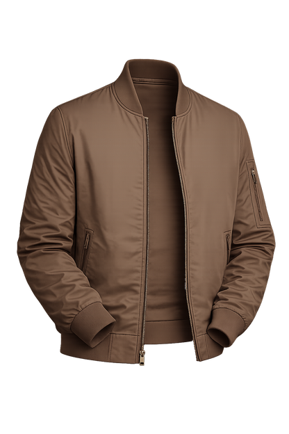 Calvin Klein Chaqueta bomber ligera resistente al agua - Marron