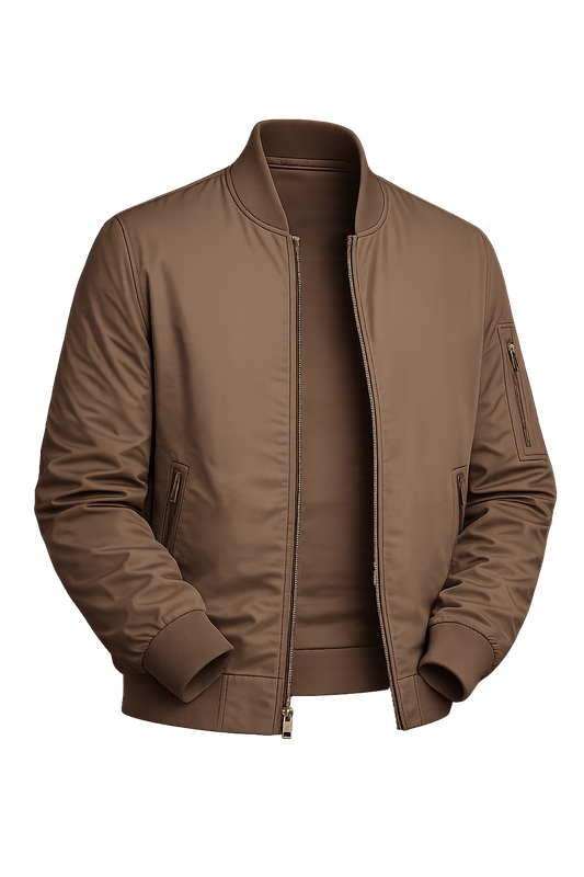 Calvin Klein Chaqueta bomber ligera resistente al agua - Marron