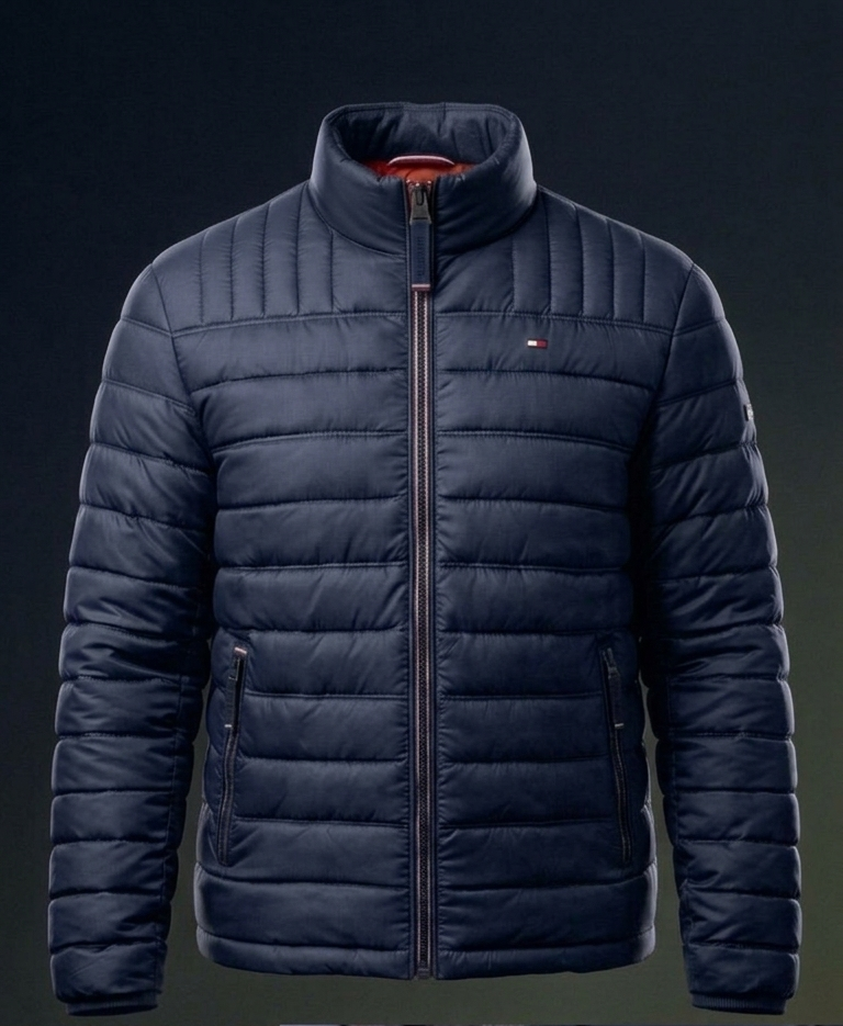 Tommy Hilfiger - Chaqueta ligera y plegable Ultra Loft - Midthnigh blue