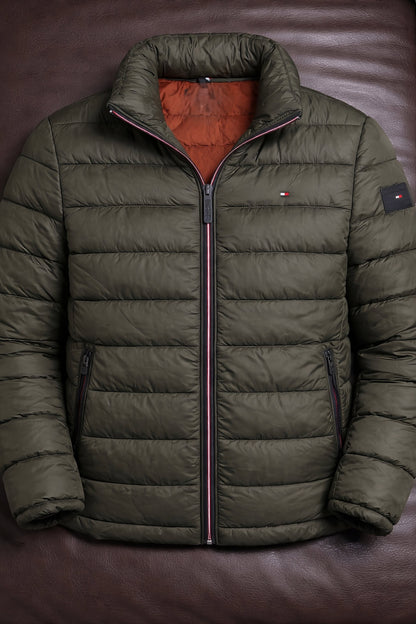 Tommy Hilfiger - Chaqueta ligera y plegable Ultra Loft - Verde Olivo