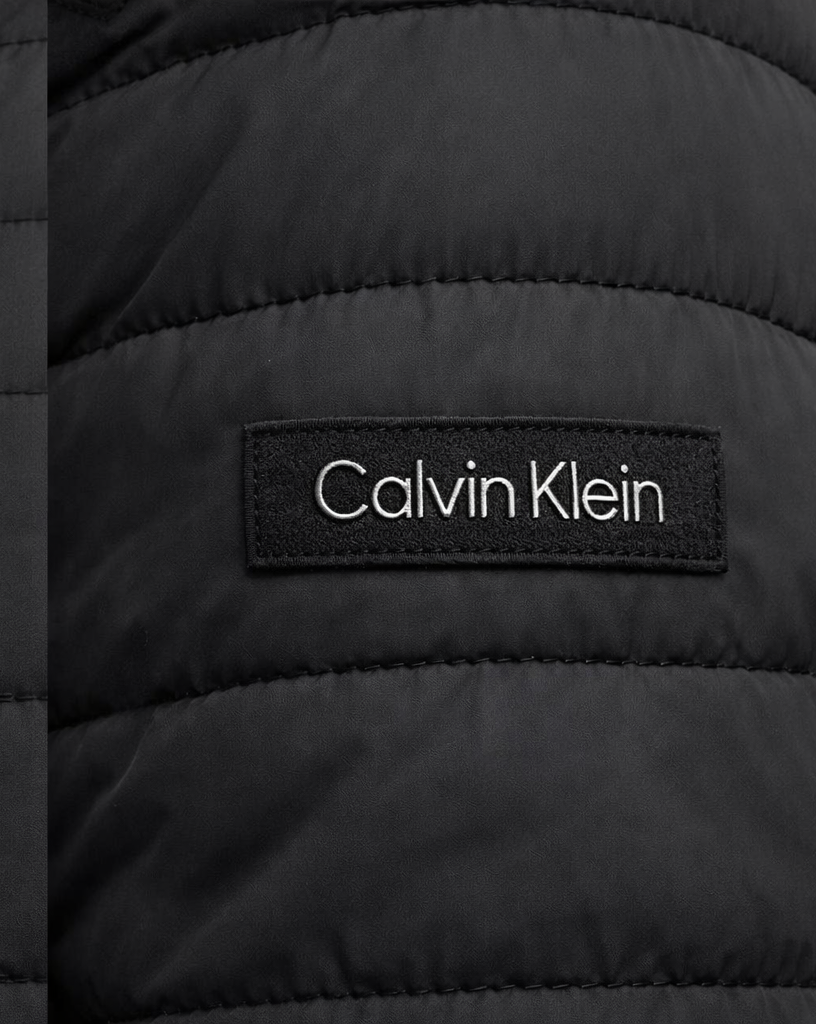 Calvin Klein  Full Zip Down Puffer - Negro