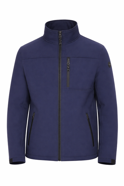 Calvin Klein Soft Shell Windbreaker Jackets for Men - Azul Marino