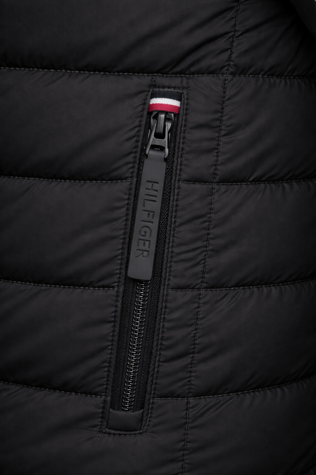Tommy Hilfiger - Chaqueta ligera y plegable Ultra Loft - Negro